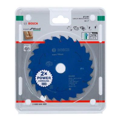 Disco de Serra Circular Expert For Wood Cordless 24D com Espessura Extra Fina e Dentes em Carbeto