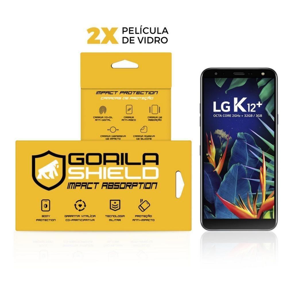 Película De Vidro Dupla Para Lg K12 Plus - Gorila Shield - 1