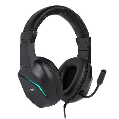 Headset Gamer Vinik Blade III USB com LED e Controle de Volume para PC Transparente