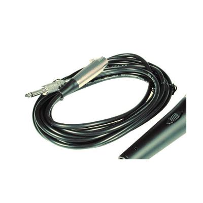 Microfone HT-48A Profissional com Chave Anti Queda para Voz Preto CSR
