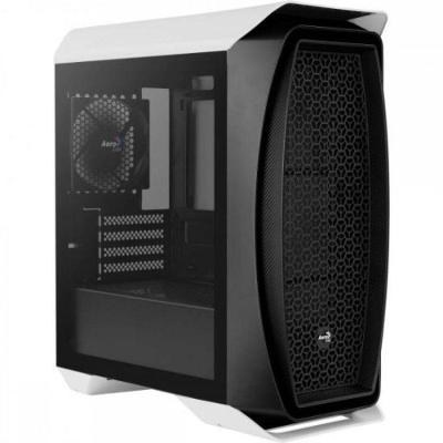 Gabinete Gamer Aero One Mini Tower Micro-ATX Aço com Vidro Temperado Branco Aerocool