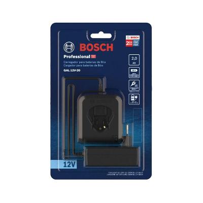 Carregador de Bateria GAL 12V-20 com Recarga Rápida e LED Inteligente Bivolt Bosch