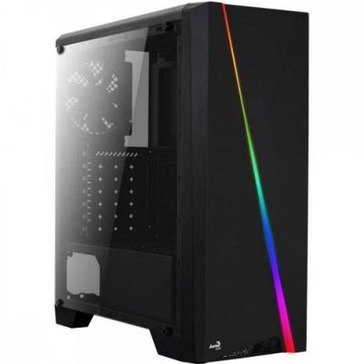 Gabinete Gamer Cylon Mid Tower ATX Acrílico com RGB Preto Aerocool