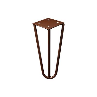 Pé de Metal para Móveis Gran Belo G41 Hairpin Legs 15cm para Mesa de Centro e Puff Bronze