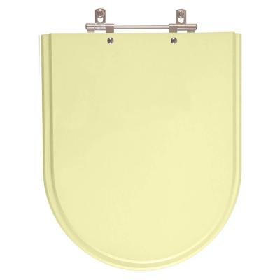 Assento Sanitário Jasmim Alongado MDF Fechamento Convencional Marfim Pontto Lavabo 40CM