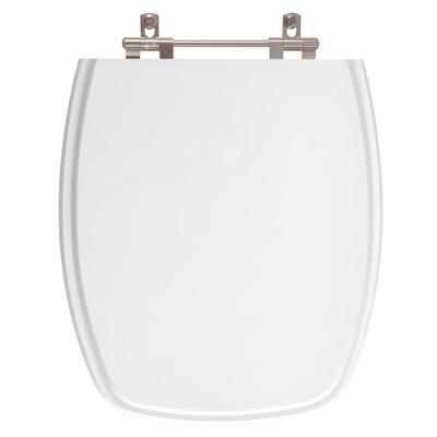 Assento Sanitário Primula Plus Alongado Resina Plástica Convencional Branco Pontto Lavabo 40CM
