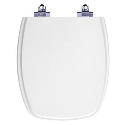 Assento Sanitário Amarilis Alongado Polipropileno Parafusado Fechamento Suave Branco Pontto Lavabo
