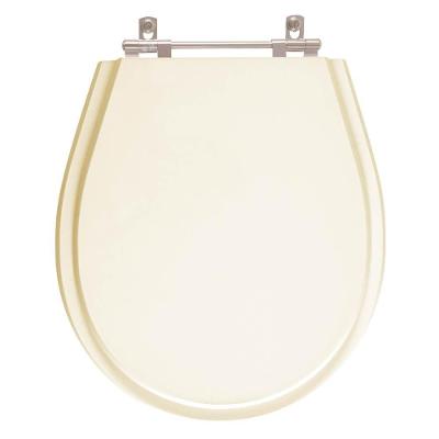 Assento Sanitário Aries Alongado MDF Convencional Bege Claro Pontto Lavabo 40CM