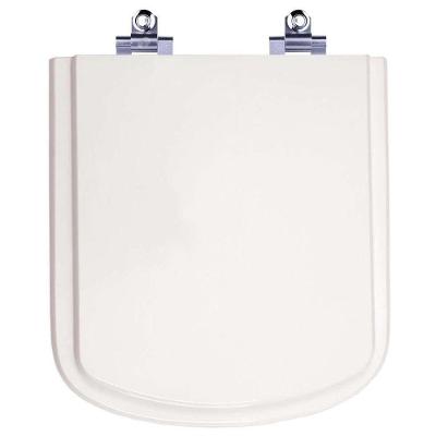Assento Sanitário Lirio Alongado Plástico Fechamento Suave Branco Pontto Lavabo 40CM