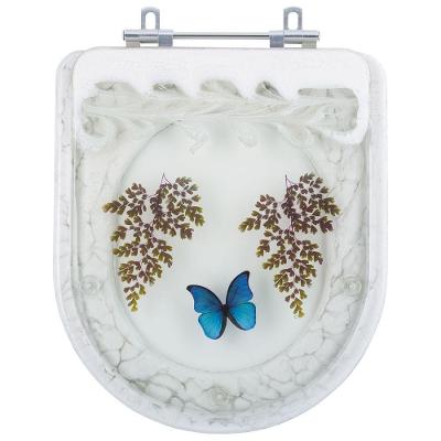 Assento Sanitário Vogue Plus Alongado Resina Plástica Parafusado Convencional Branco com Borboleta