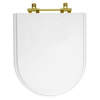 Assento Sanitário Smart Alongado Polipropileno Parafusado Convencional Branco 40CM Pontto Lavabo