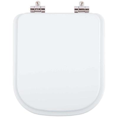 Assento Sanitário Misti Alongado Resina Plástica Fechamento Suave Soft Close Branco Pontto Lavabo