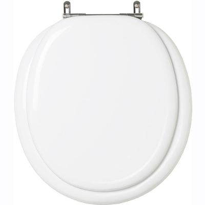 Assento Sanitário Buzios Alongado MDF Almofadado Branco com Fixação Parafusada Pontto Lavabo 40CM