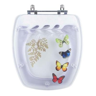 Assento Sanitário Borboleta City Alongado Resina Plástica Parafusado Convencional Branco Pontto