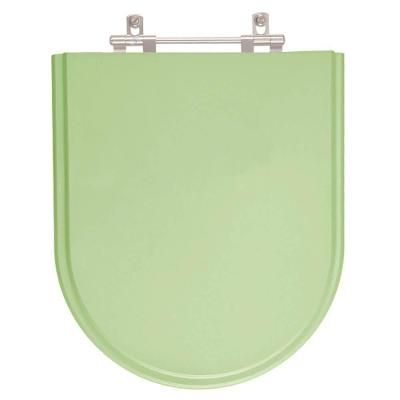 Assento Sanitário Jasmim Alongado Polipropileno Parafusado Convencional Verde Claro Pontto Lavabo
