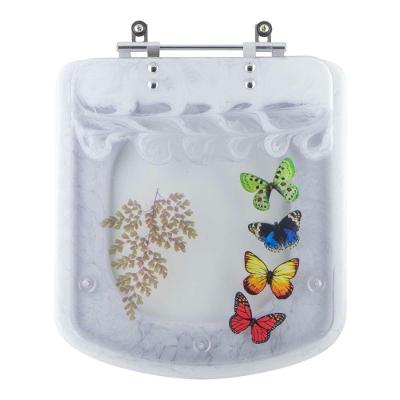 Assento Sanitário Bali Redondo Resina Plástica Parafusado Convencional Branco Pontto Lavabo 40CM