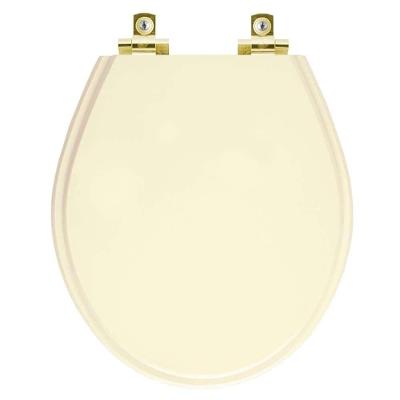 Assento Sanitário Ravena Alongado Polipropileno Parafusado Fechamento Suave Creme Pontto Lavabo 40CM