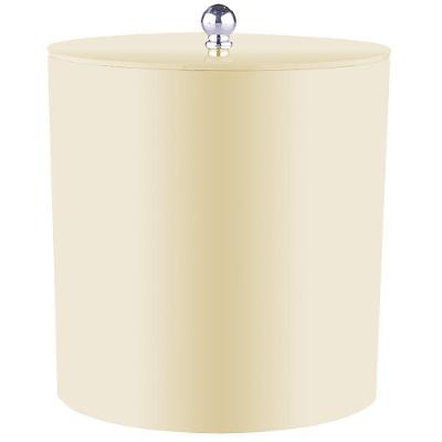 Lixeira de Banheiro 6,2L Plástico Abertura por Alavanca Bege Claro Pontto Lavabo 20CM 6,2L
