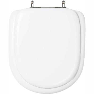 Assento Sanitário Dona Beja Oval MDF Almofadado Branco Pontto Lavabo 40CM
