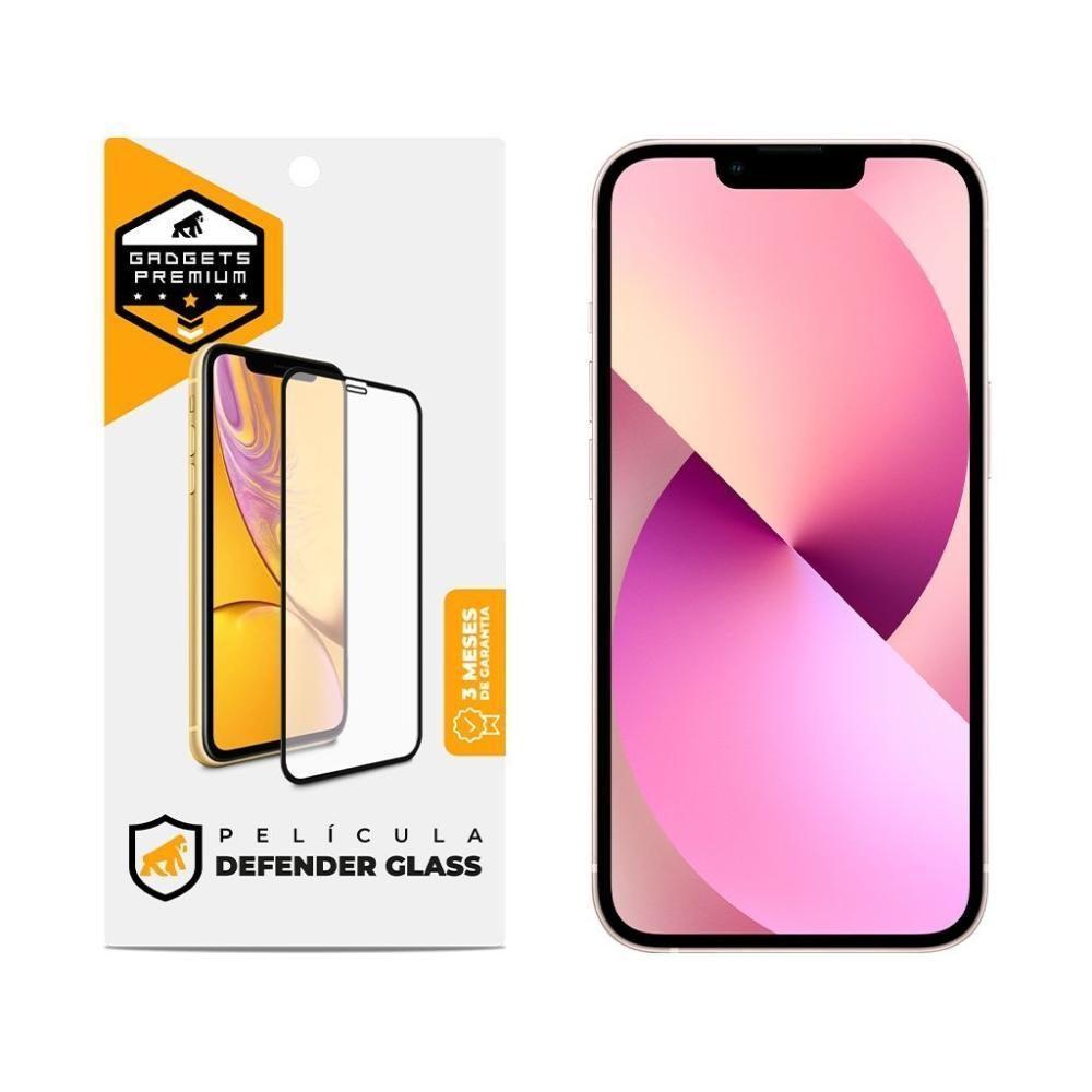 Película Defender Glass Para Iphone 13 Mini - Preta - Gshield - 1