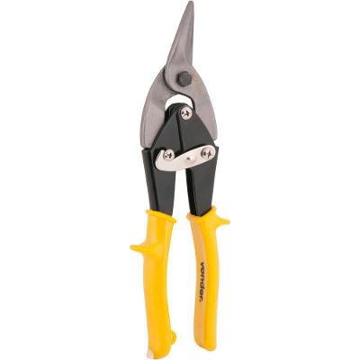 Tesoura P- Chapas Aviação 10 Corte à Esquerda Cabo Plastificado Vonder 10CM