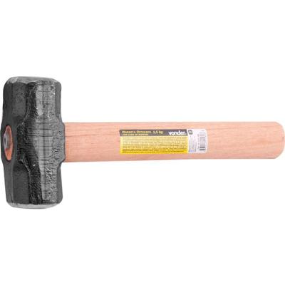 Marreta Oitavada para Obra Aco Forjado Cabo Madeira Envernizado Bivolt Vonder 1,5kg