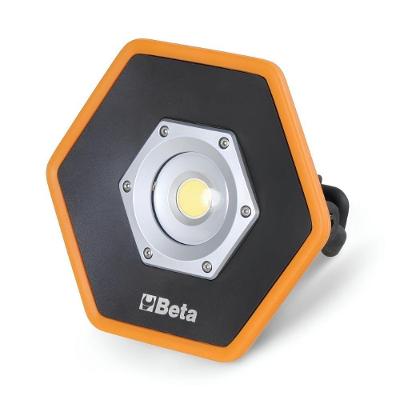 Refletor LED 1837C-4300 Recarregável Três Níveis Preto Beta 5.9CM 4300LM Bivolt