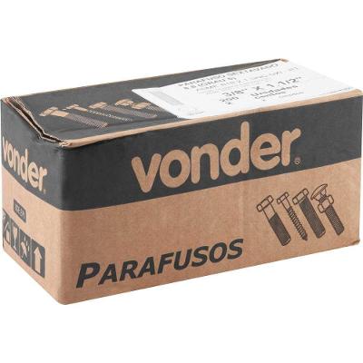 Parafuso Sextavado 8.8 Nc 3-8 X 1.1-2 Alta Resistência Preto Nove54 0.95CM