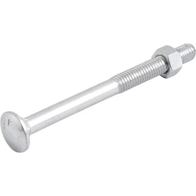 Parafuso Francês 3-8x4.1-2'' Zincado com Alta Resistência Prata Nove54 50 Unidades