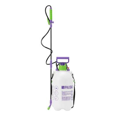 Pulverizador Manual Pressão 2.5ATM Mangueira 1.75M Preto Palisad 18CM 7L