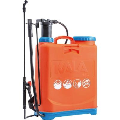 Pulverizador Costal Litros Manual com Jato Regulável Laranja Kala 19CM