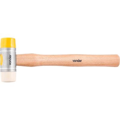 Martelo Borda Intercambiável 35mm com Bordas Nylon e Poliuretano Marrom Vonder 10CM