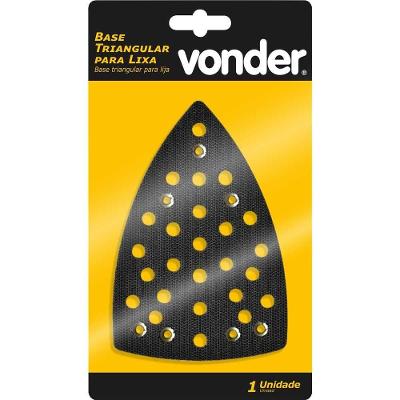 Base para Lixadeira LOV353B Triangular Espuma Cinza Vonder 155CM 100MM