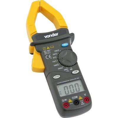 Alicate Volt Amperímetro Digital AC-DC 750-1000V com Medição 1000A Vonder 15CM