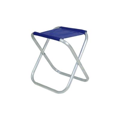 Banqueta Dobrável Bel Alumínio Poliéster PVC Azul Marinho Belfix 36CM