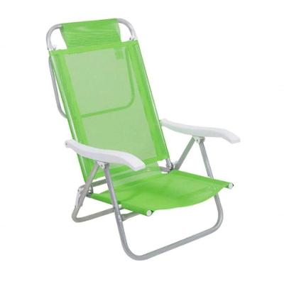 Cadeira de Praia Sunny Reclinável em Alumínio Dobrável Verde Belfix 57CM