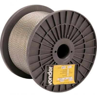 Cabo AAI 3-32 Alma de Aço 6x7 Inox com Resistência à Corrosão 100M Vonder