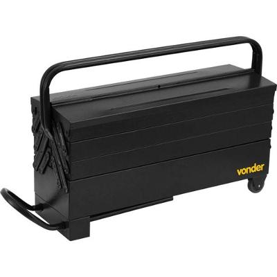 Caixa para Ferramentas Sanf 7 Gavetas Organização Preto Vonder 19CM 600x190x240MM