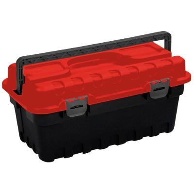 Caixa de Ferramentas Worker com Bandeja Interna Estrutura Reforçada Preto 27.6CM