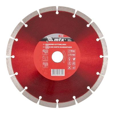 Disco de Corte Segmentado Diamantado Seco 230x25.4MM MTX Precisão e Durabilidade em Concreto Cinza