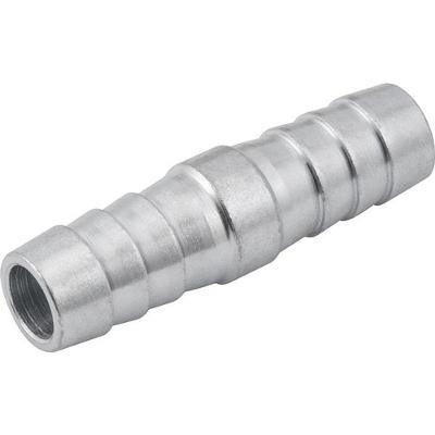 Emenda para Mangueira 1-2 Aço Carbono Conexão Segura Resistente à Corrosão 2 Peças Vonder