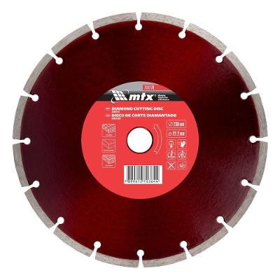 Disco Segmentado Diamantado Seco 731779 Alta Durabilidade Prata MTX 23CM