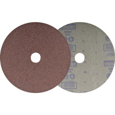Disco Lixa Fibra 180mm G100 VDF47 Lixamento Eficiente Amarelo Vonder 18CM 10 Pecas
