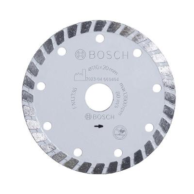 Disco Diamantado Multimaterial Cortes Precisos Geometria Turbo Bosch 110X20-16X8MM