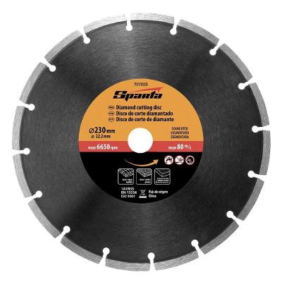 Disco de Corte 7311555 Diamantado Seco com Dissipação de Calor Prata Sparta 230MM