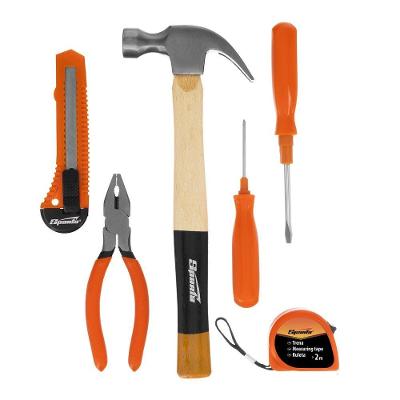 Conjunto Sparta 1354055 com Estilete e Martelo Aço 45 Bivolt 6 Peças