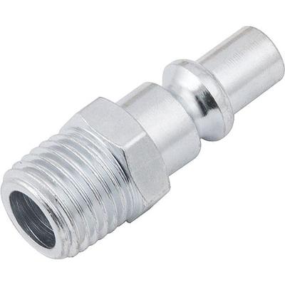 Conector Pino Rosca Macho 1-4 NPT Aço Rápido Zincado para Ar Comprimido Vonder