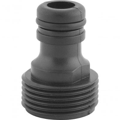 Conector para Mangueira de Jardim Macho Engate Rápido 3-4" e 1-2" Plástico Novo Tempo 1 Unidade