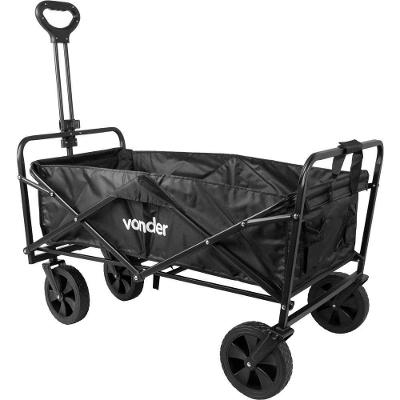 Carrinho para Carga CDV075 Dobrável com Estrutura Metálica Preto Nove54 53.5CM 75kgf