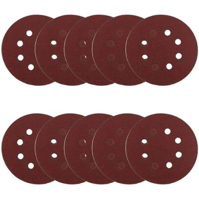 Disco de Lixa D-54209 Lixamento Fino com 8 Furos Vermelho Makita 125CM 10 Unidades